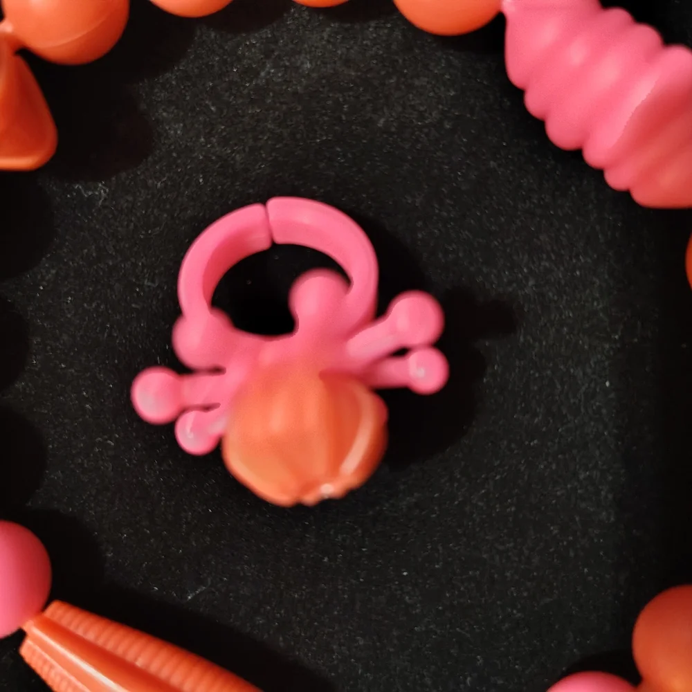 🆕Take Apart Fidget Beaded Bracelet &Ring Set